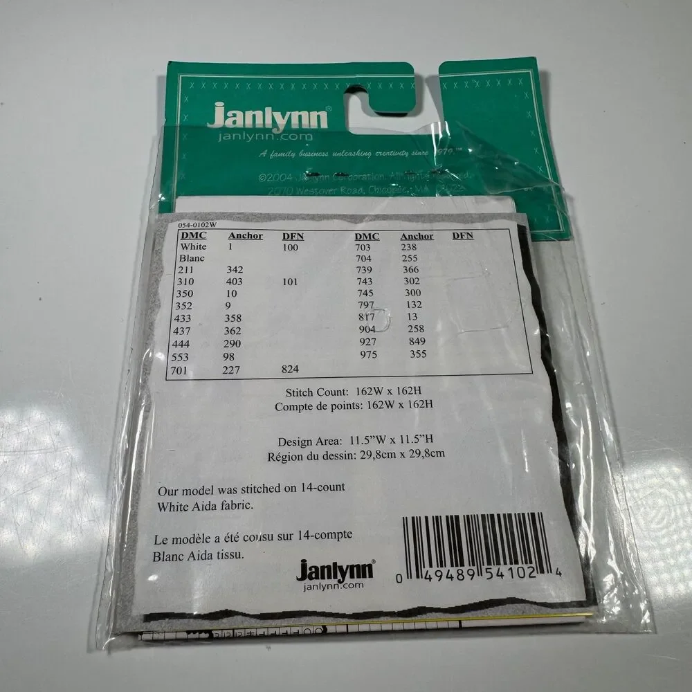 Janlynn's Just A Chart Counted Cross Stitch Pattern NOS Circle of Birds SEALED